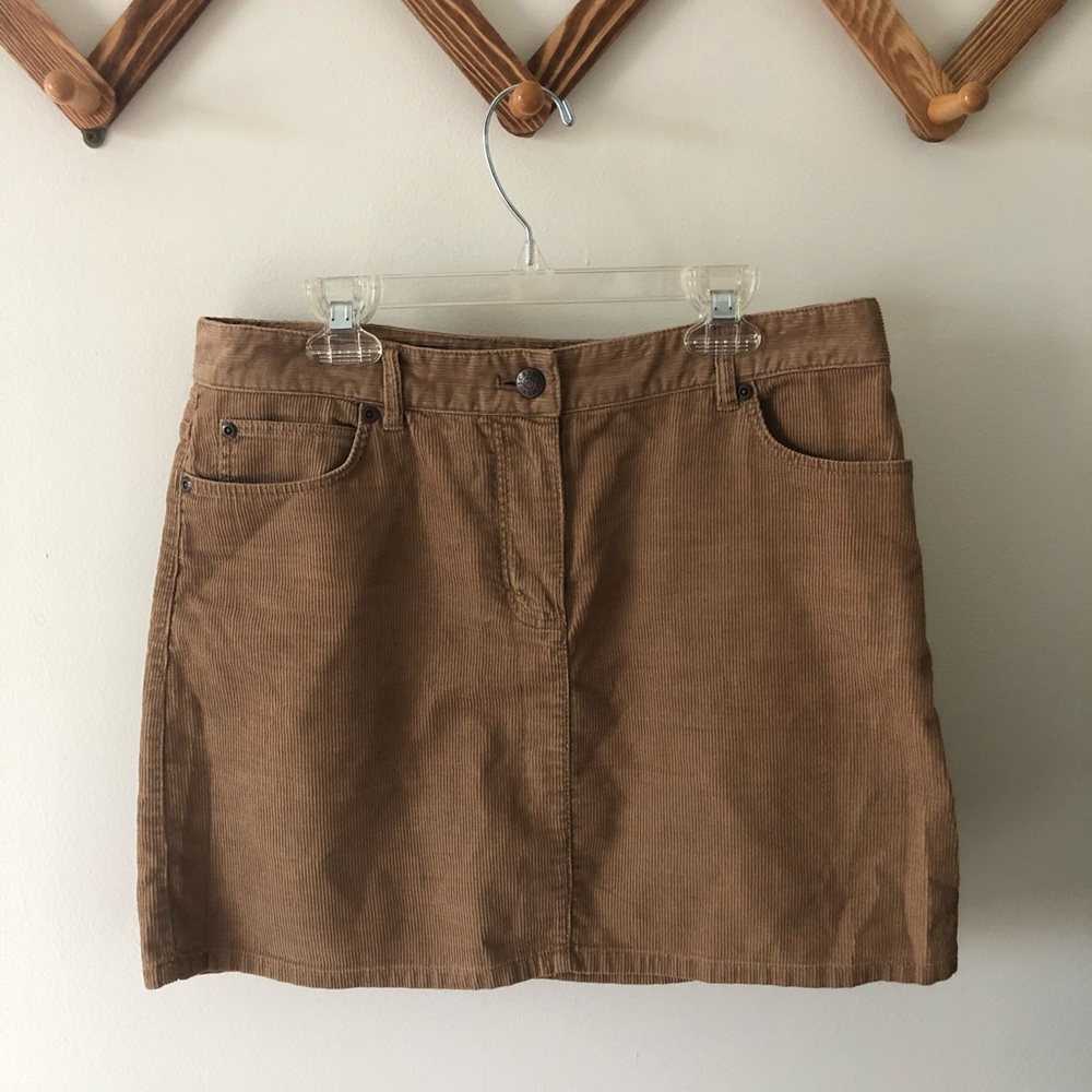 Y2K J. Crew corduroy skirt.